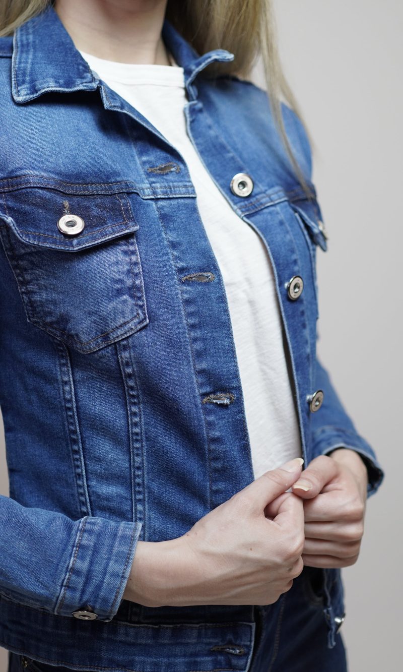 jaqueta jeans femenina