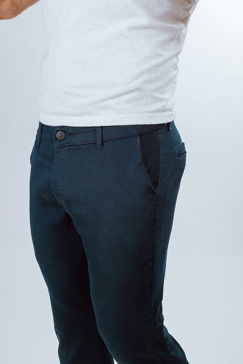 calÇa alfaiataria azul